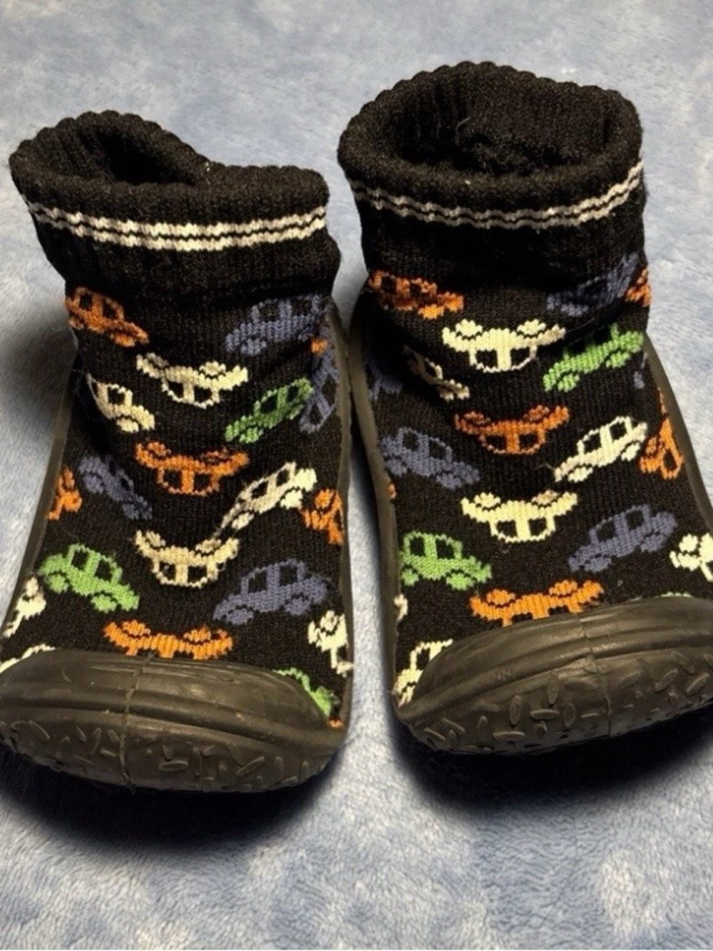 Q baby Step Toddler Sock Shoes
First Walkers Rubber Sole Cars Size 6-12